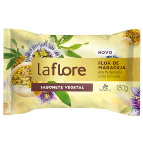 Sabonete Barra Vegetal Flor de Maracujá  La Flore 180g - Davene