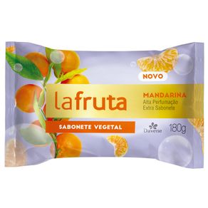 Sabonete Barra Vegetal Mandarina La Fruta 180g - Davene